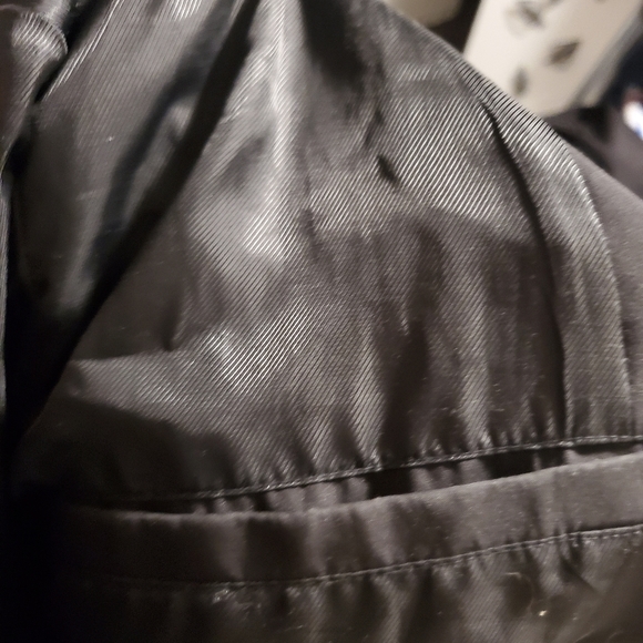 Black men's spring coat - Picture 4 of 5